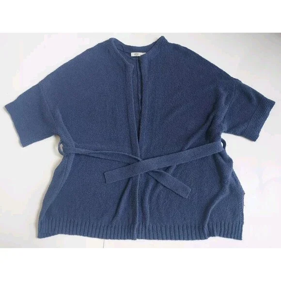 UGG Sweaters Nwot Ladies Ugg Denim Blue Linen Blend Ss Belted